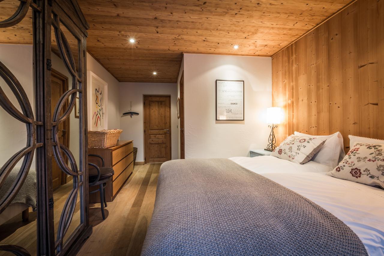 Apartment Au Bon Coin - Luxury Chamonix Hidden Haven, Mont Blanc View, Hot Tub And Garden Værelse billede