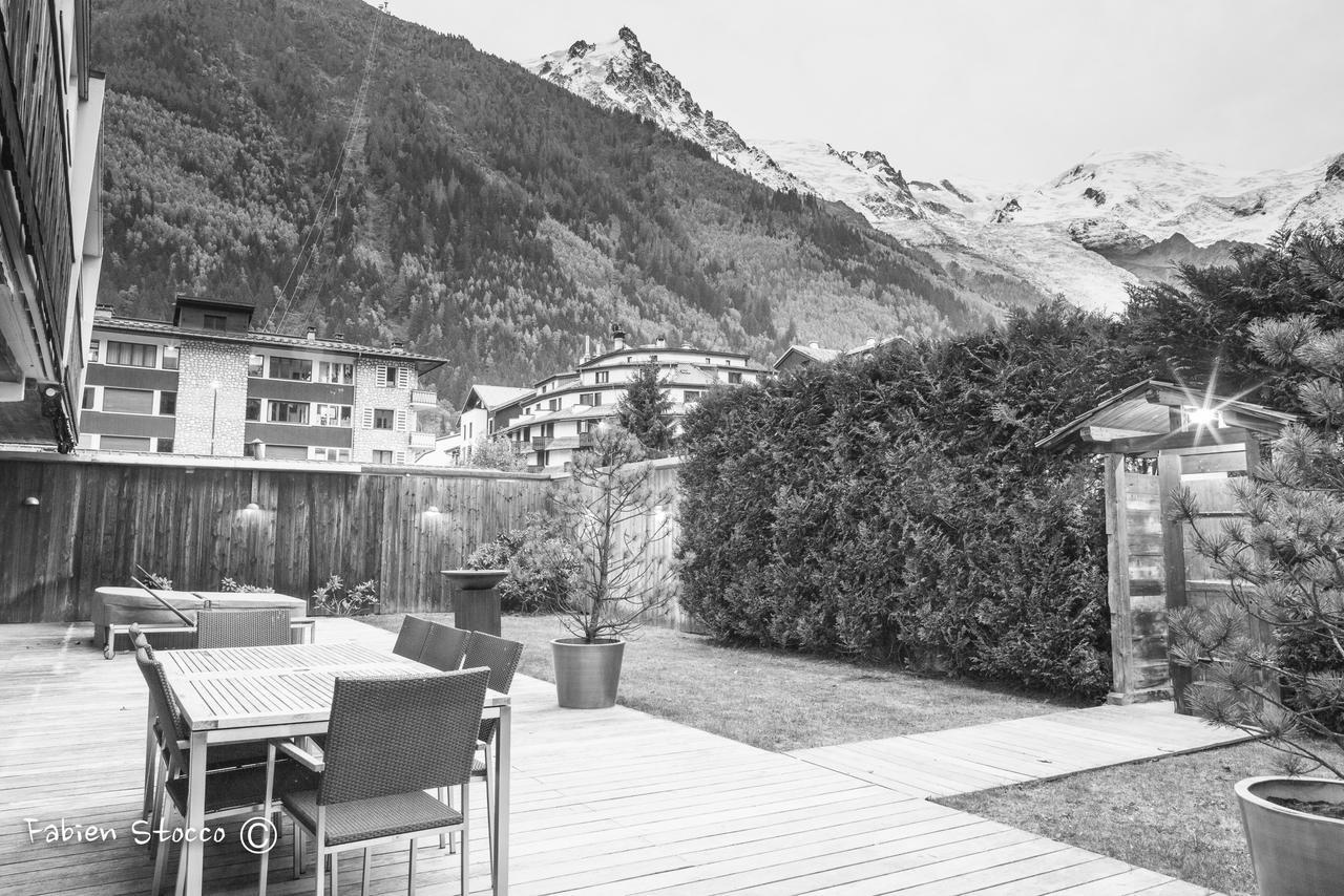 Apartment Au Bon Coin - Luxury Chamonix Hidden Haven, Mont Blanc View, Hot Tub And Garden Værelse billede