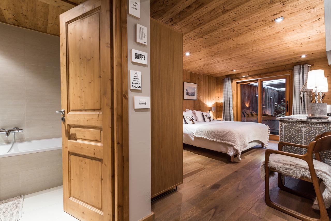 Apartment Au Bon Coin - Luxury Chamonix Hidden Haven, Mont Blanc View, Hot Tub And Garden Eksteriør billede