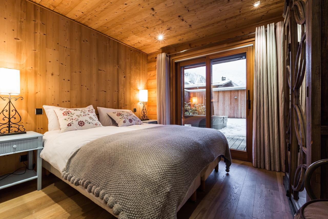 Apartment Au Bon Coin - Luxury Chamonix Hidden Haven, Mont Blanc View, Hot Tub And Garden Eksteriør billede